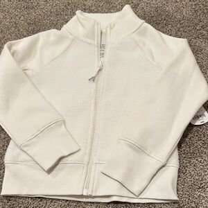 Kids White Zip-Up Jacket Xersion size 4/5